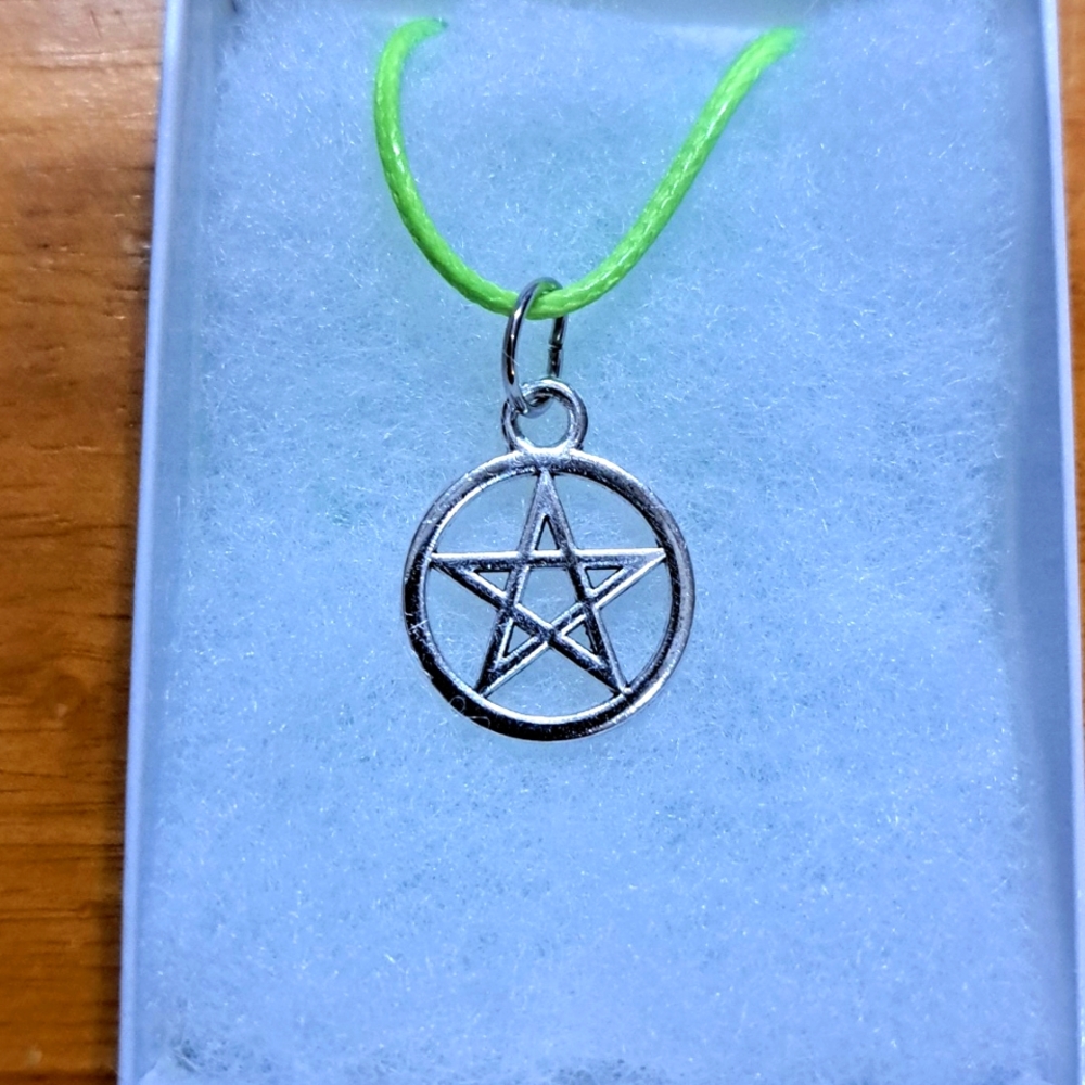 Silver Pentagram Necklace